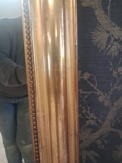 Miroir Louis Philippe à fronton 154 x 98