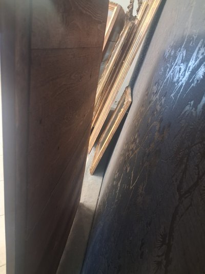 Miroir Louis Philippe à fronton 154 x 98