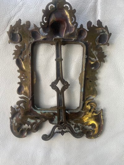 Bronzener Fotohalter