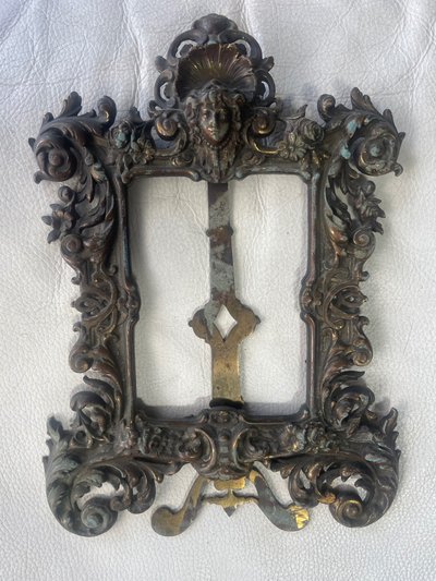 Bronzener Fotohalter