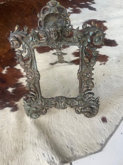 Bronzener Fotohalter