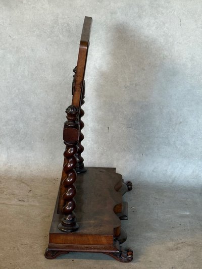 Mahogany cheval mirror