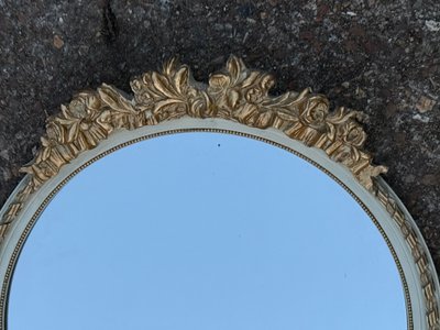 Specchio in legno dipinto