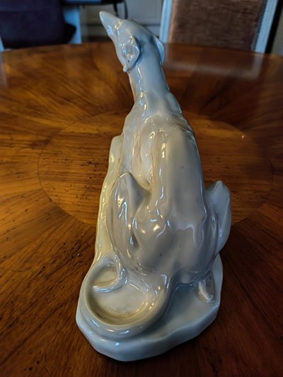 Sloughi dog by Camille Tharaud, Art Deco