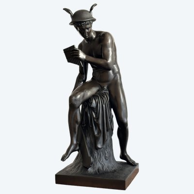 Mercure d’après Bertel Thorvaldsen - Bronze - Fonte Italie XIXe siècle