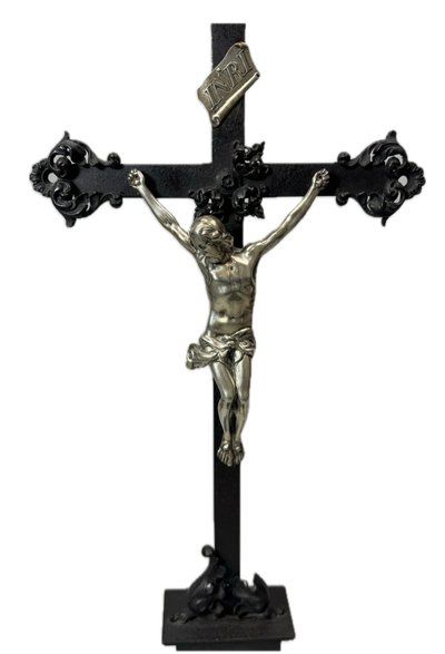 Silberner Christus