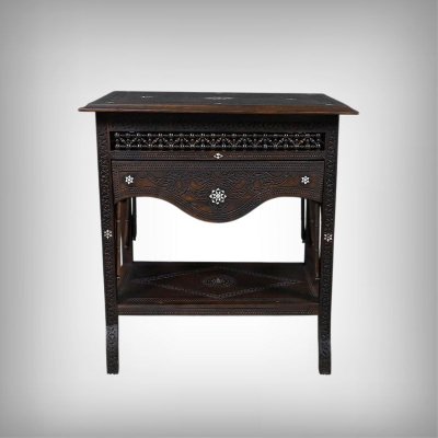 Table Syrienne en Noyer – Fin XIXe