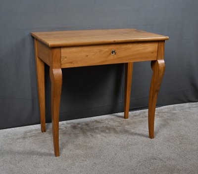 Petite Table Console en Noyer, époque Restauration – Début XIXe