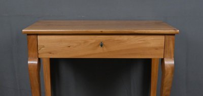 Petite Table Console en Noyer, époque Restauration – Début XIXe