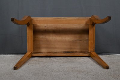 Petite Table Console en Noyer, époque Restauration – Début XIXe