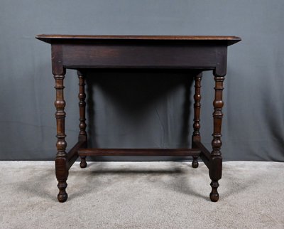 Piccola scrivania in rovere, stile Luigi XIV - seconda metà del XIX secolo