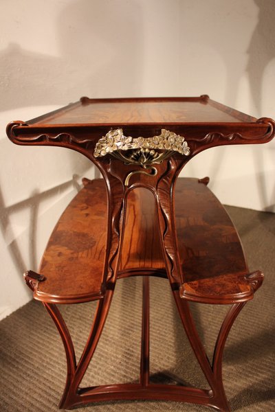  Table à thé Art Nouveau de L-Majorelle