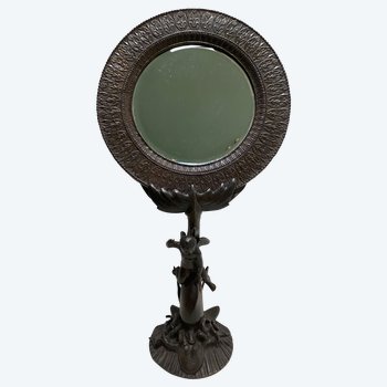 BRONZE TABLE MIRROR