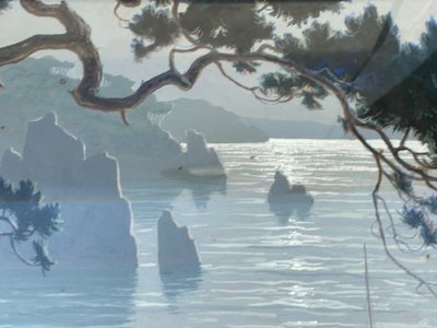 Le voilier en bord de mer 