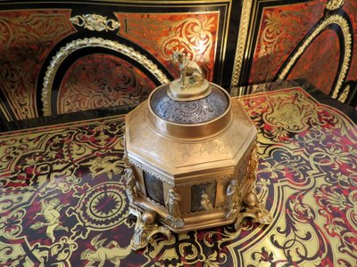 Schmuckkästchen aus Bronze und Boulle-Messing, Napoleon III.