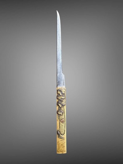 Tanto de samuraï, saya en galuchat - Période Edo (1603-1868).