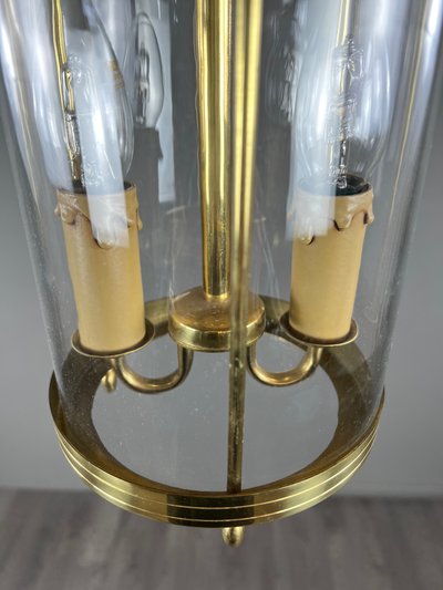 Lanterna in bronzo e ottone, XX secolo