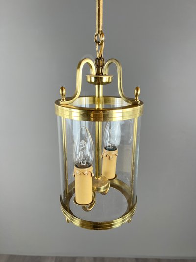 Lanterna in bronzo e ottone, XX secolo