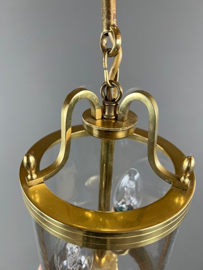 Lanterna in bronzo e ottone, XX secolo