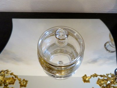 Saint Louis Thistle Gold Crystal Perfume-Style Beauty Set