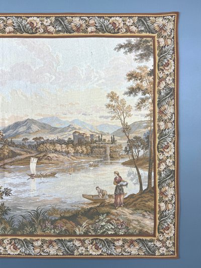 Large Gobelins-style Wall Tapestry, 20th Century