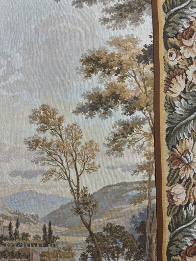 Large Gobelins-style Wall Tapestry, 20th Century
