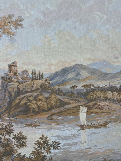 Large Gobelins-style Wall Tapestry, 20th Century