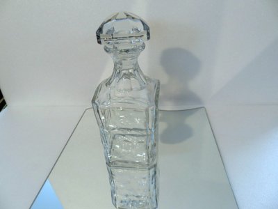 Baccarat Crystal Whiskey Decanter, Signed, "Chauny" Model