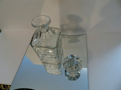 Baccarat Crystal Whiskey Decanter, Signed, "Chauny" Model