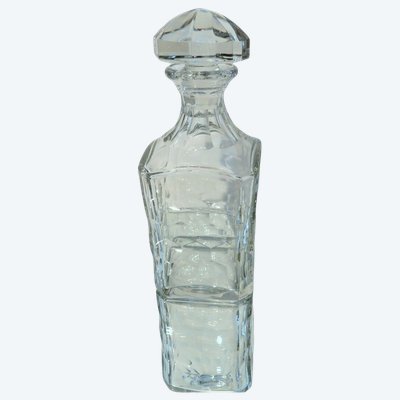 Caraffa da whisky in cristallo di Baccarat, firmata, modello Chauny