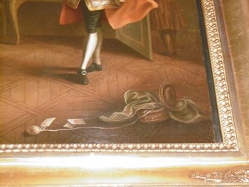 Peinture Sur Bois 18ème