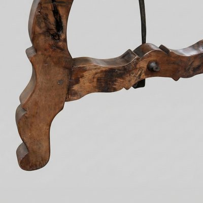 Spanish Baroque Style Dining Table with Wrought-Iron Stretcher — 18th Century