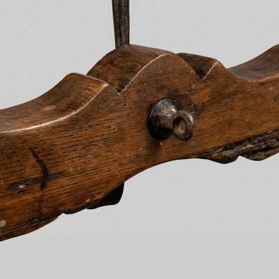 Spanish Baroque Style Dining Table with Wrought-Iron Stretcher — 18th Century
