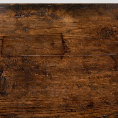 Spanish Baroque Style Dining Table with Wrought-Iron Stretcher — 18th Century