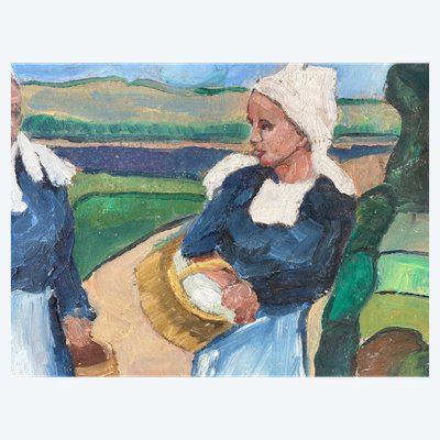 Les deux bretonnes du retour du marché 