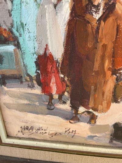 Pair of Orientalist paintings