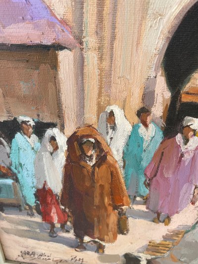 Pair of Orientalist paintings