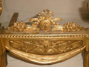 Pair of Louis XVI Chenets
