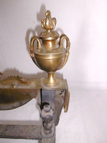 Pair of Louis XVI Chenets