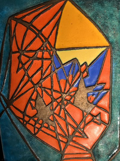 Composition abstraite sur Bronze Émile GILIOLI (1911-1977) 