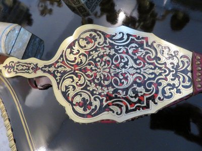 Kaminbalg mit Boulle-Intarsien aus der Zeit Napoleons III.