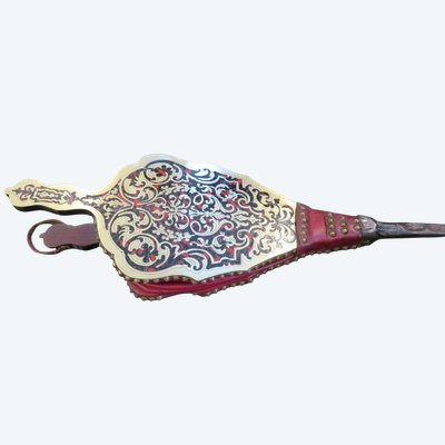 Kaminbalg mit Boulle-Intarsien aus der Zeit Napoleons III.