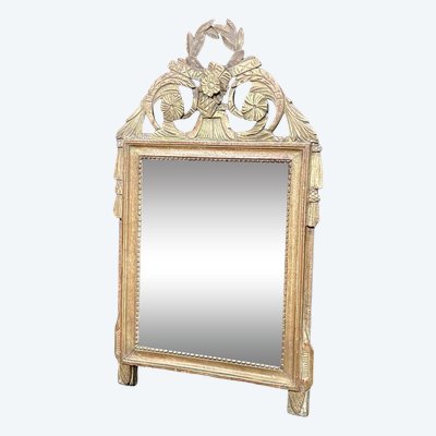 Miroir Louis XVI 18ème en bois doré