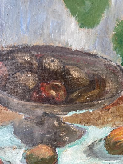 Still life with fruit, Pont Aven school
