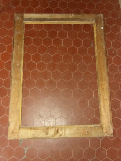 Large 19th century frame, in gilded wood.