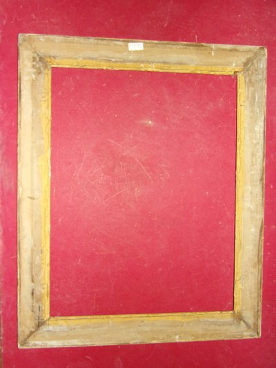 19th century Empire period frame in gilded wood.