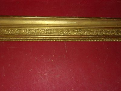 19th century Empire period frame in gilded wood.