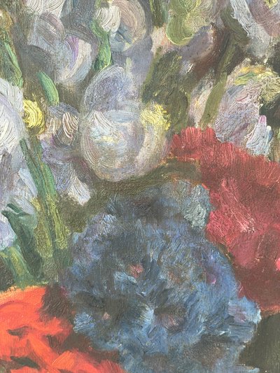 Nature morte aux fleurs et oranges 