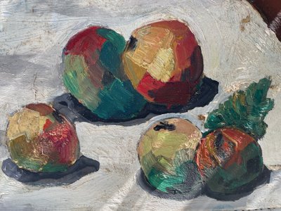 Still life with lemons and fruit