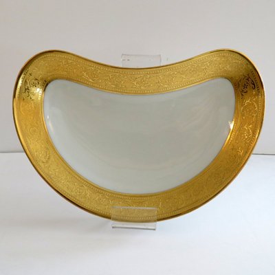 1 Limoges porcelain salad plate, Thistle Gold, Haviland